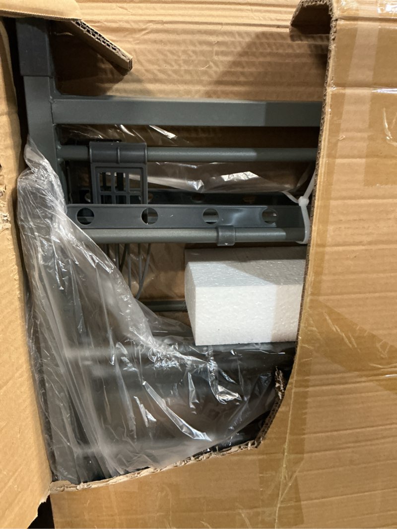 Condition photo showing item condition for Heavy Duty Clothes Drying Rack Foldable –71" Extra Large Clothes Airer Drying Rack, Extra-ThickMetal Laundry Dryer Stand with Wheels, Free-Standing Design Indoor & Outdoor Use, 71inchx17.7inch 71"L x 18"W x 41"H