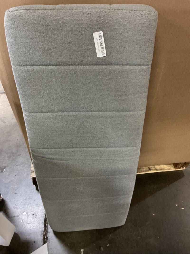 Condition photo showing Good Condition for wenqik bench cushion 42x16x4 inch for indoor outdoor furniture tufted thicken bay window seat cushion non slip waterproof dining piano bench pad pillow anti cat scratch for patio porch swing, gray