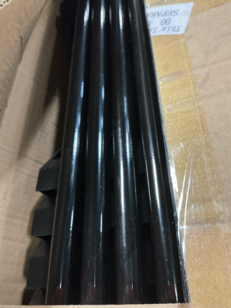 Condition photo showing Good Condition for leumoi 8 pcs dust pans with long handle set 36.6 inch commercial dust pan with comb large plastic stand up dustpans for outdoor indoor restaurant home office floor cleaning (black) 8 black