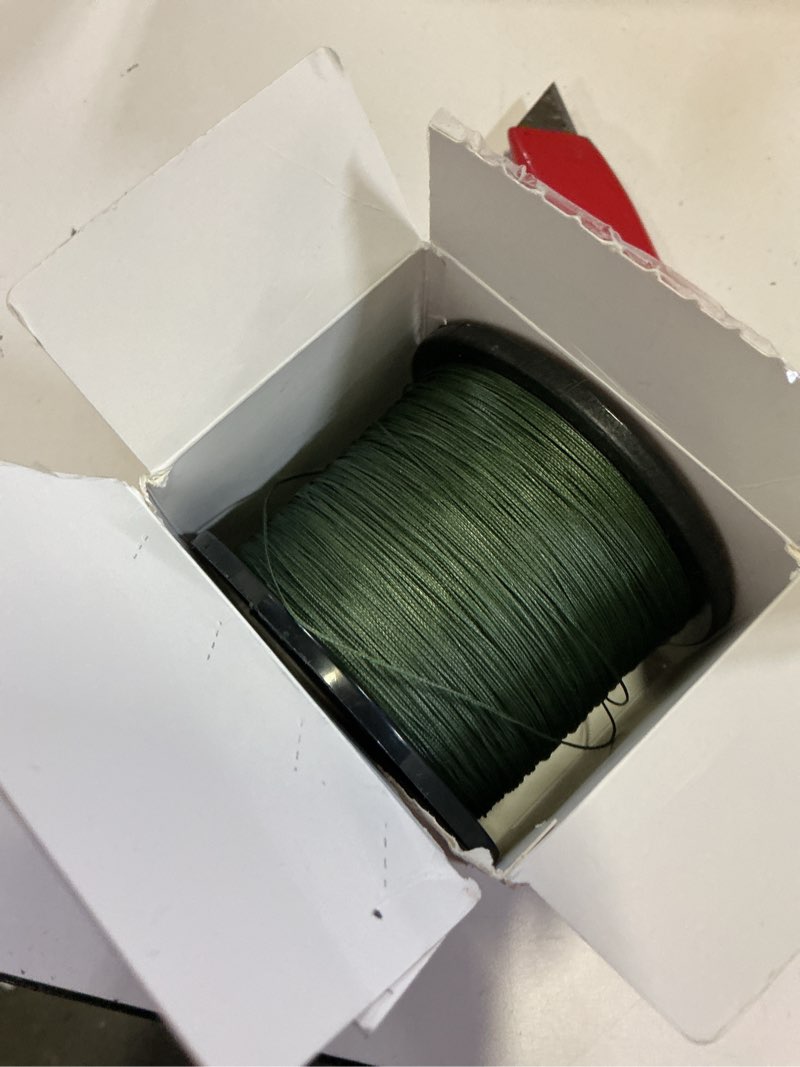 Condition photo showing Good Condition for gummax 545/1093/1640yds 5-100lb 8x braided fishing line abrasion resistant superline zero stretch & smaller diameter confuse & never fade in saltwater and freshwater blackish green 545 yards / 80 lb