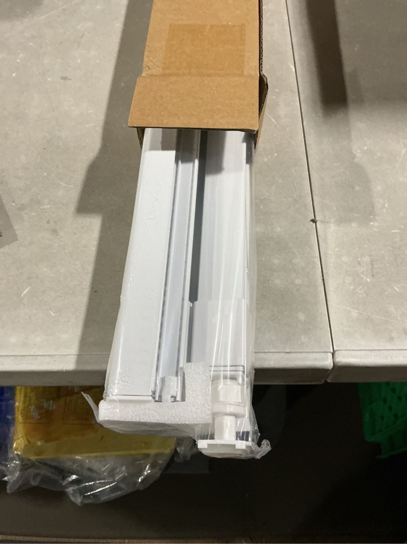 Condition photo showing Good Condition for lazblinds cordless zebra blinds for windows - dual layer light filtering & blackout roller shades, free-stop lift system, no drill easy install, day & night privacy with valance, 27" w x 72" h, white 27"w x 72"h white