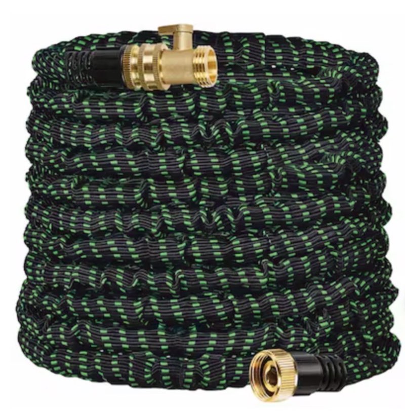 flex-able hose xtreme 1-in x 100-ft kink free woven green hose