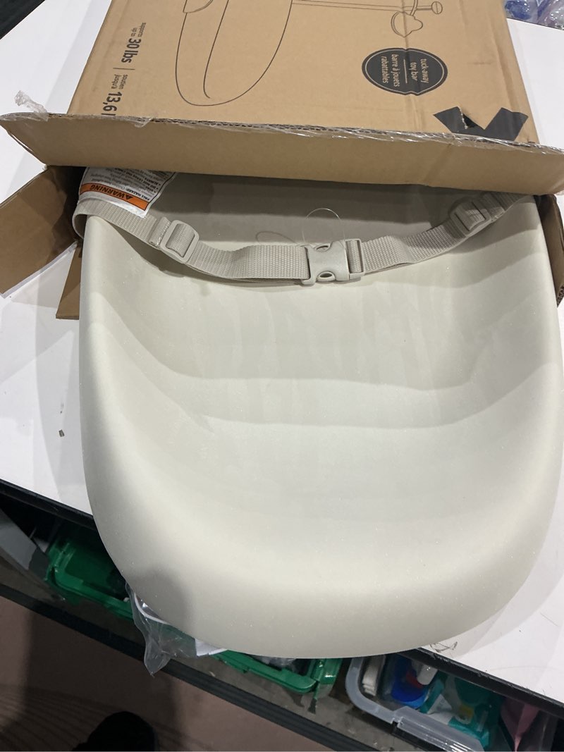 Condition photo showing Good Condition for skip hop baby changing pad nursery style wipe-clean contoured with cushioned foam, non-skid base, built-in safety belt & tuck-away toy bar fits standard changing tables, oat 16" oat