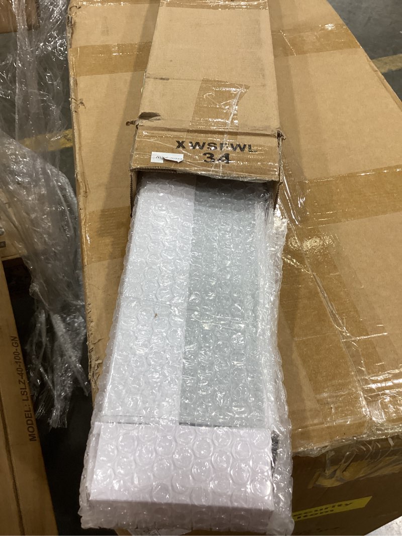 Condition photo showing Good Condition for seeye no drill cordless cellular shades, blackout honeycomb blinds for indoor window,thermal insulated noise reduction, easy install for bedroom, living room, office, white (34" w x 64" h) white-blackout 34"w x 64"h