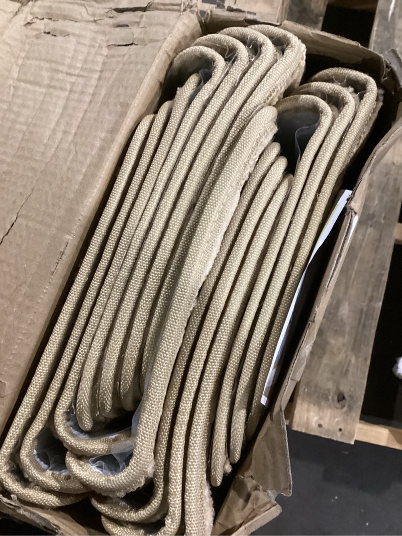 Condition photo showing Good Condition for Bullnose Stair Treads Non-Slip 9.5" x 32", 14 Pcs Carpet for Wooden Steps Indoor With Edge Protection, Reusable Peel and Stick TPU Backing Runner Rugs - Diamond Pattern Beige 9.5*32 INCH Beige (Diamond Pattern ) 14