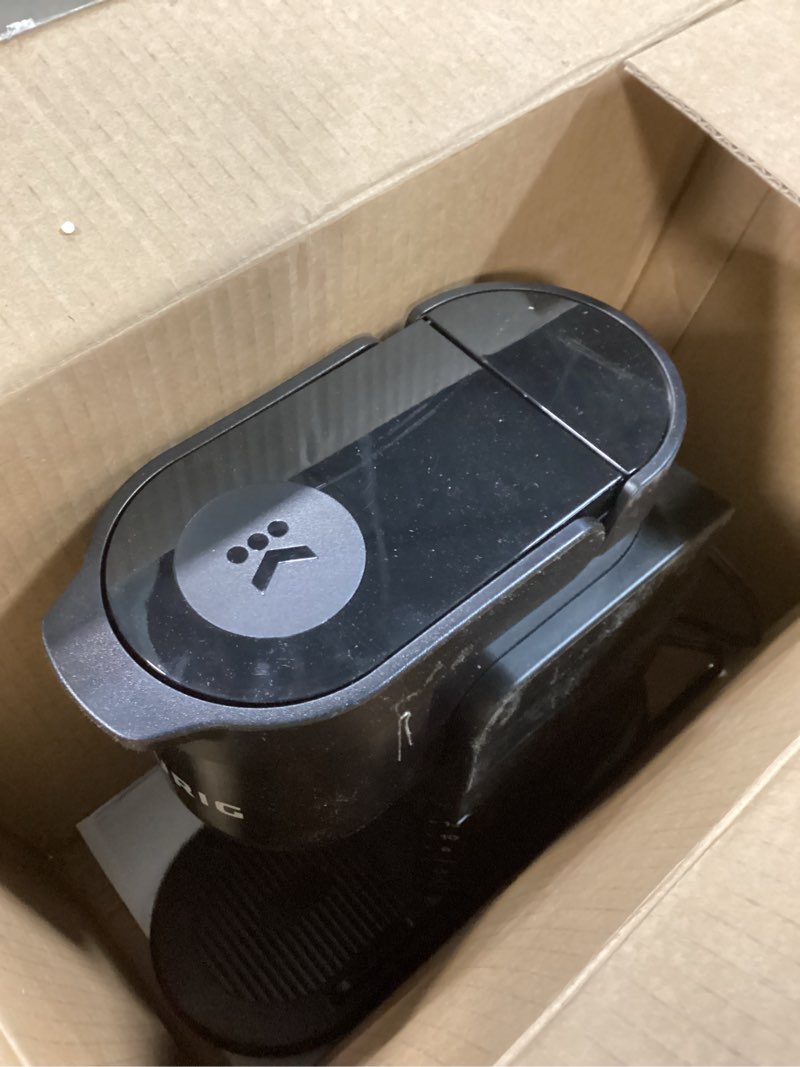 Condition photo showing As Is for Keurig K-Express Single Serve K-Cup Pod Coffee Maker, 3 Brew Sizes, Strong Button Feature, 42oz Removable Reservoir, Black