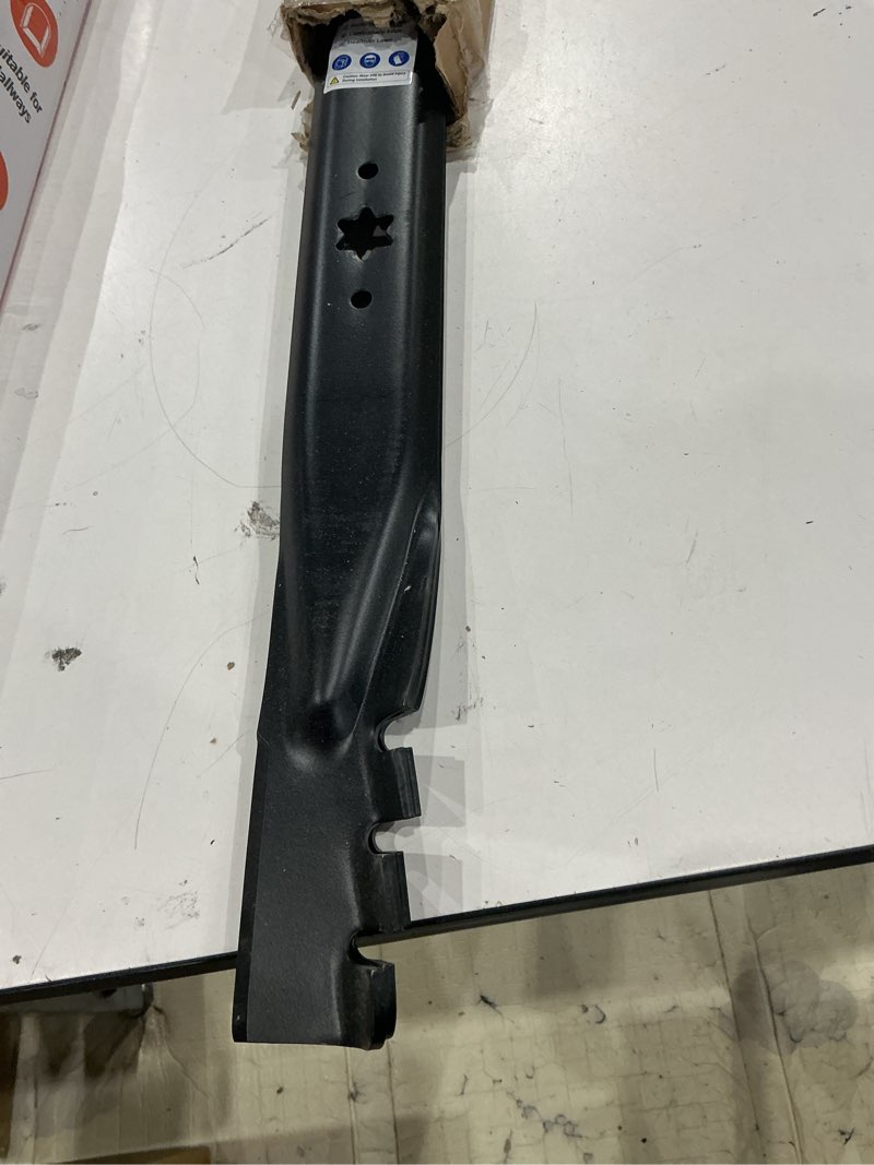 Condition photo showing Good Condition for gicool 942-04290 mulching mower blade for cub cadet 46 inch ltx 1045 1046 xt1 lt46 xt2 lx46 mower blades replaces oem. 742-04244, 942-04244, 942-04290-x, 6-star mounting pattern