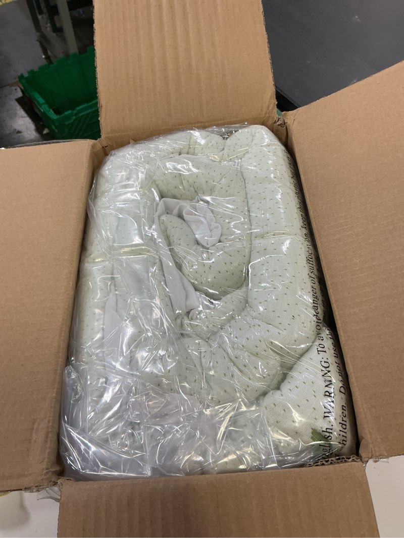 Condition photo showing Good Condition for Ultra Soft Mattress Topper Queen Size Viscose Derived from Bamboo, Thick Pillow Top Mattress Pad Cover for Back Pain, Cooling Mattress Protector with 8-21 Inch Deep Pocket Green Queen