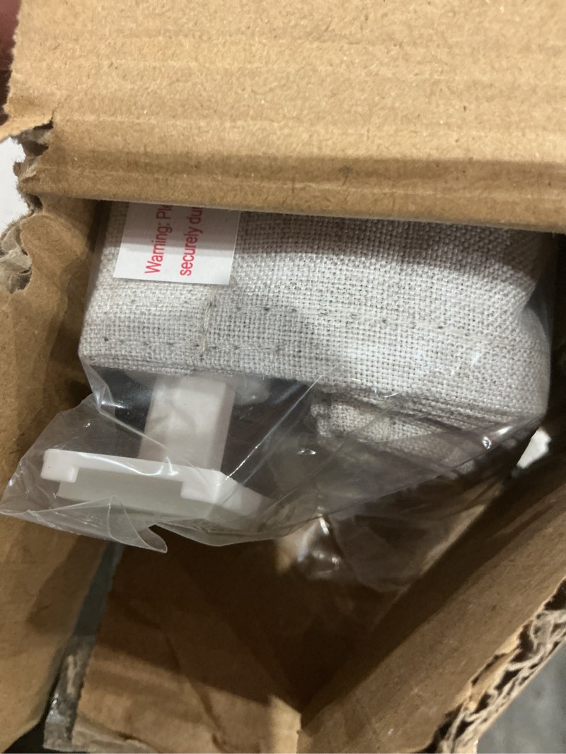 Condition photo showing Good Condition for lazblinds no drill roman shades for windows, cordless blackout window shades with uv protection, polyester fabric for bedroom & living room, 30" w x 64" h, natural blackout - faux linen - natural 30"w x 64"h