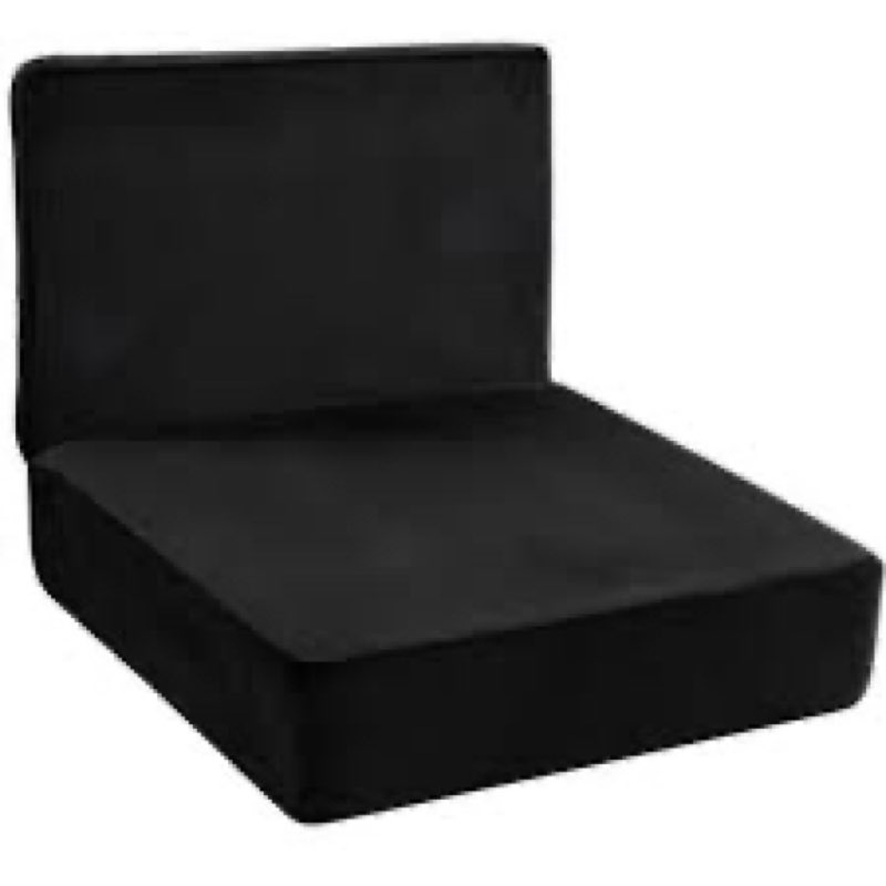 foam recliner chair cushions wheelchair cushions, non-slip 4" thick supportive lumbar support pillow