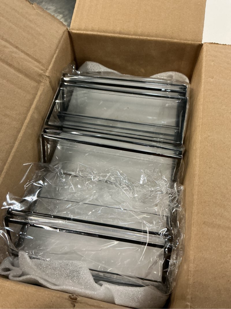 Condition photo showing Good Condition for floroom 6 pack 5x7 inch clear acrylic sign holders, double-sided black display stand picture frames for table numbers, menus, flyers, weddings, and offices black 5" x 7"- 6 pack