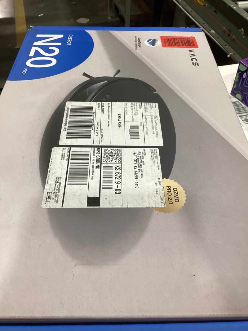 Condition photo showing Good Condition for ECOVACS DEEBOT N20 Robot Vacuum Cleaner and Mop,8000Pa Strong Suction, ZeroTangle Brush, 300 Minutes Runtime,TrueMapping Intelligent Path Planning N20 PRO