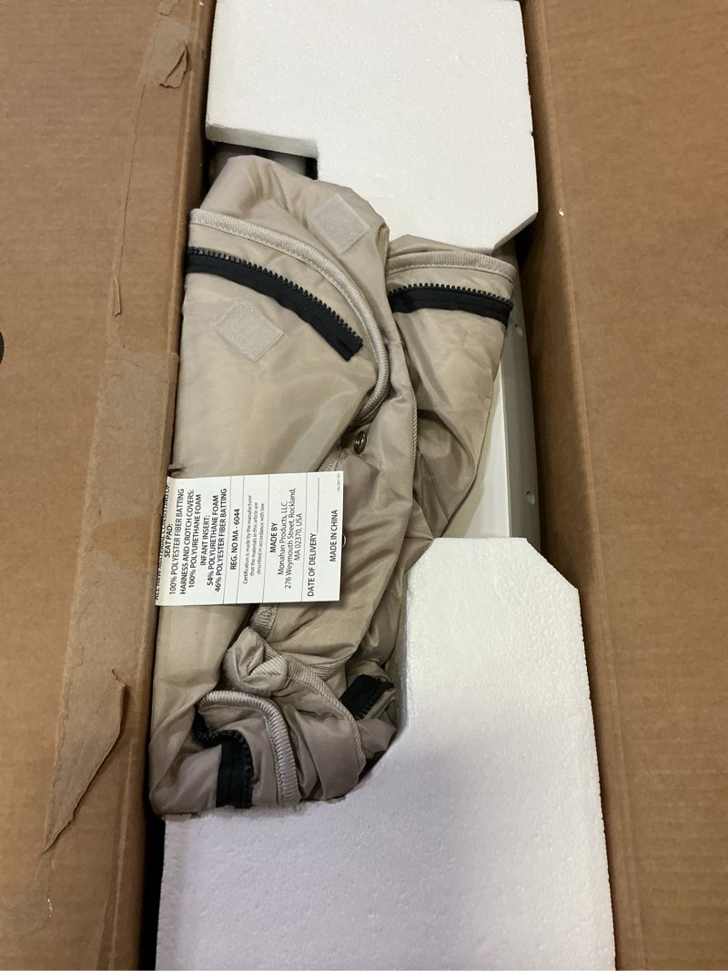 Condition photo showing As Is for UPPAbaby Mamaroo Smart Swing – Customizable Soothing Modes with MotionSync Technology – Infant Recline + Bluetooth Enabled – Included Newborn Insert – Charlie (Sand Mélange)