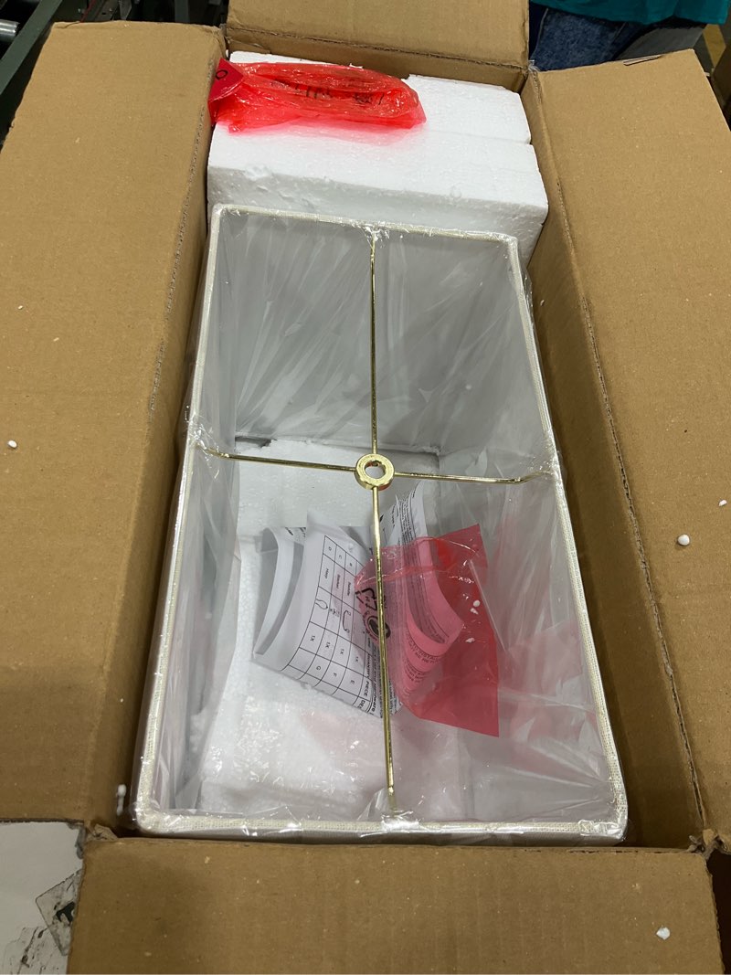 Condition photo showing Good Condition for JONATHAN Y JYL6201A Elizabeth 27.5" Alabaster LED Table Lamp Coastal Contemporary Bedside Desk Nightstand Lamp for Bedroom Living Room Office College Bookcase LED Bulb Included, White/Gold Leaf White/Gold Leaf 27.5"