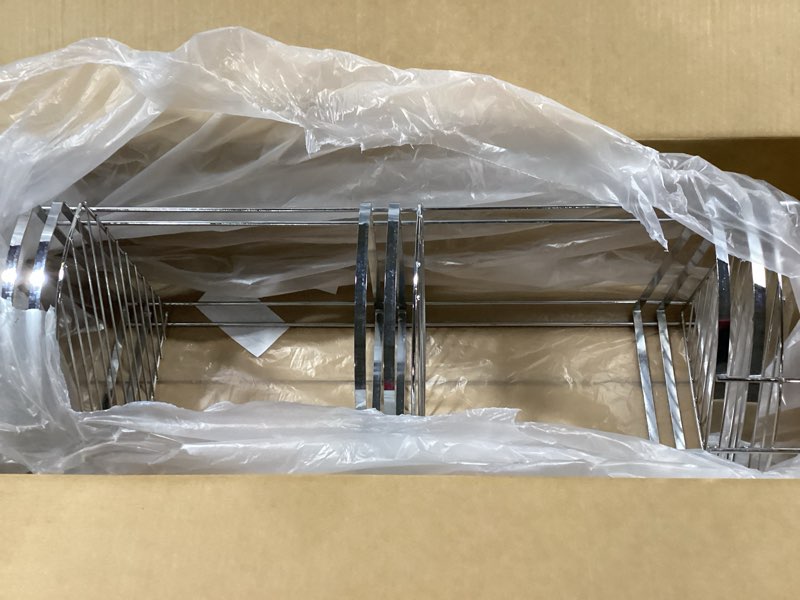 Condition photo showing New/Like New for BINO 'Lafayette' Chrome Corner Spa Tower, 3-Tier