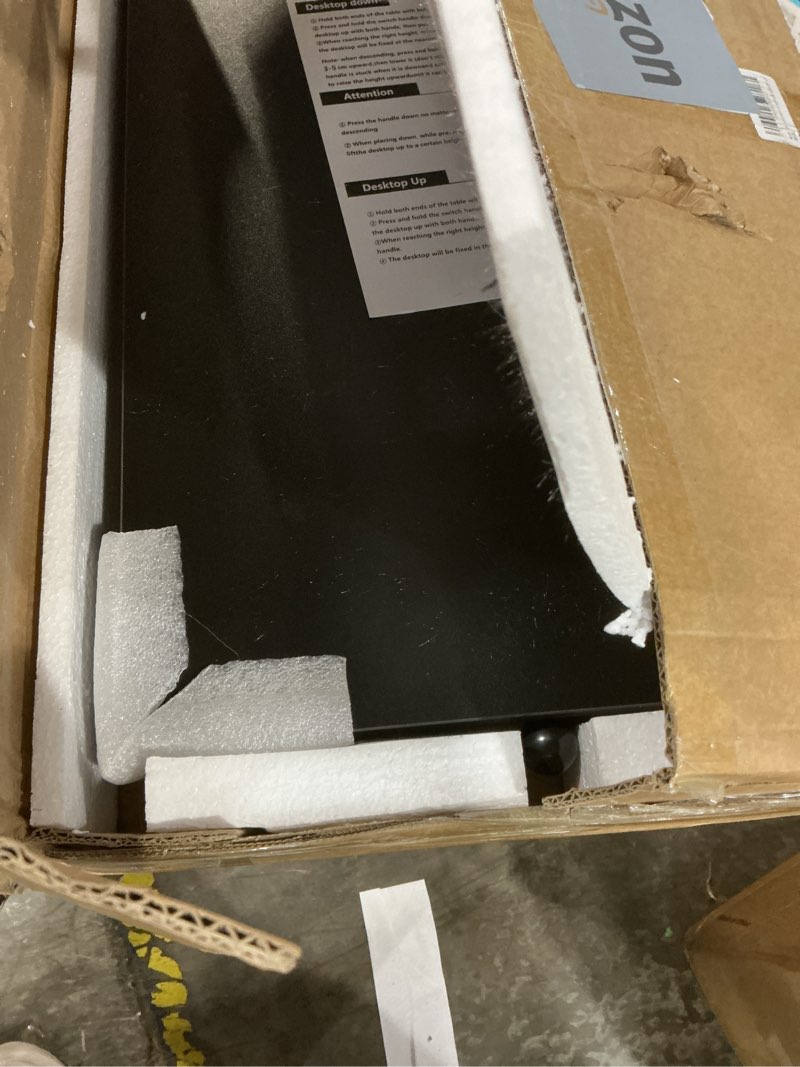 Condition photo showing New/Like New for Height Adjustable Standing Desk Converter for Ergonomic Sit Stand Workstations Size 23.62X13.38 inch