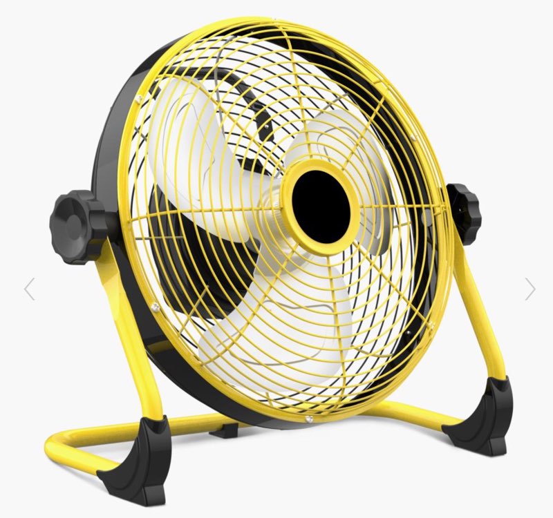 The 12" Cordless 24 Hour Outdoor Fan