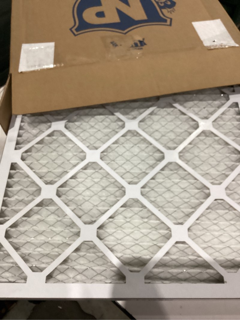 Condition photo showing Good Condition for Nordic Pure 20x20x1 (Actual Size: 19 1/2 x 19 1/2 x 3/4) Pleated MERV 14 Air Filters 4 Pack MERV 14 4 Pack