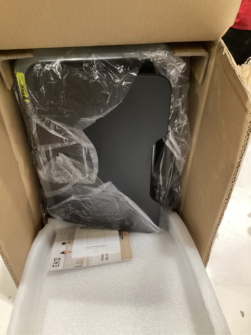 Condition photo showing Good Condition for eko mirage-t 50 liter / 13.2 gallon touchless rectangular motion sensor trash can, brushed stainless steel finish