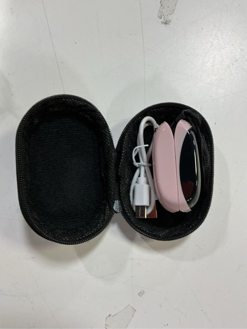 Condition photo showing Good Condition for Rechargeable Pulse Oximeter Fingertip Oxygen Monitoring Fingertips with SpO2 Pulse Rate and PI RR OLED Precision Rapid Oximeter SpO2 Readings Outdoor Sports Home (Pink)