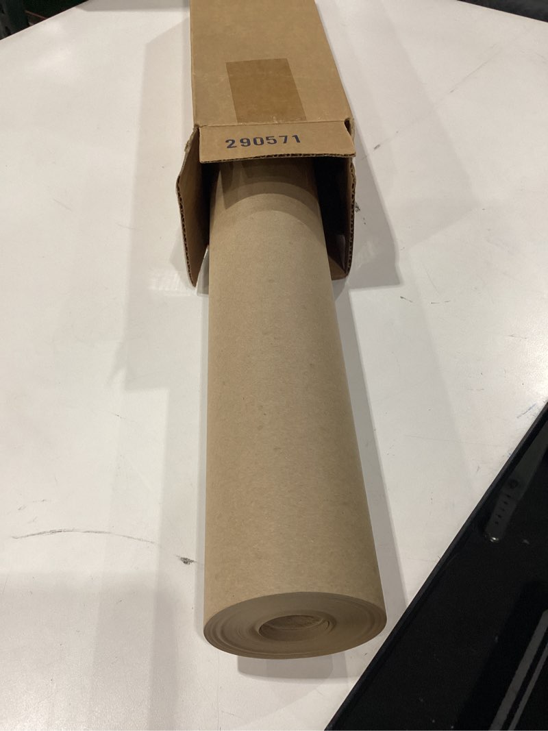 Condition photo showing Good Condition for IDL Packaging 18" x 2160" (180 feet) Popular Pack Brown Kraft Paper Roll - USA-Made Perfect Craft Wrapping Paper for Packing, Moving, Shipping - 100% Recycled Natural Wrap Material Brown 18"x180' (#30 thick) Pack of 1