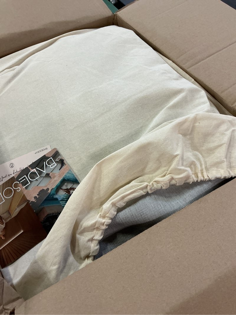 Condition photo showing Good Condition for badesofa® luxury bath pillow s - ultra comfortable & quick-drying bath back pillow - washable full body bath pillow for bathtub - therapeutic head and neck support - luxury spa cushion in grey grey small (single pillow)