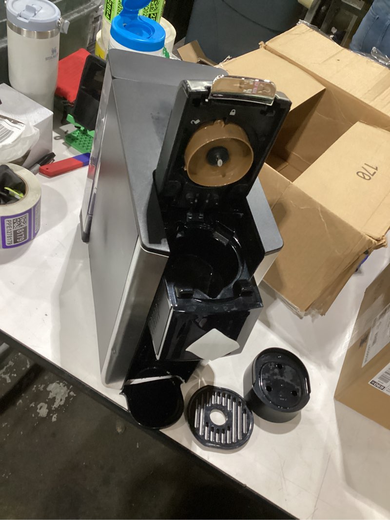 Condition photo showing Good Condition for hamilton beach flexbrew advanced 5-in-1 programmable 12 cup drip and single serve hot & iced coffee maker with movable 60 oz. water reservoir, use pod packs and grounds, fast brewing, black (49924)