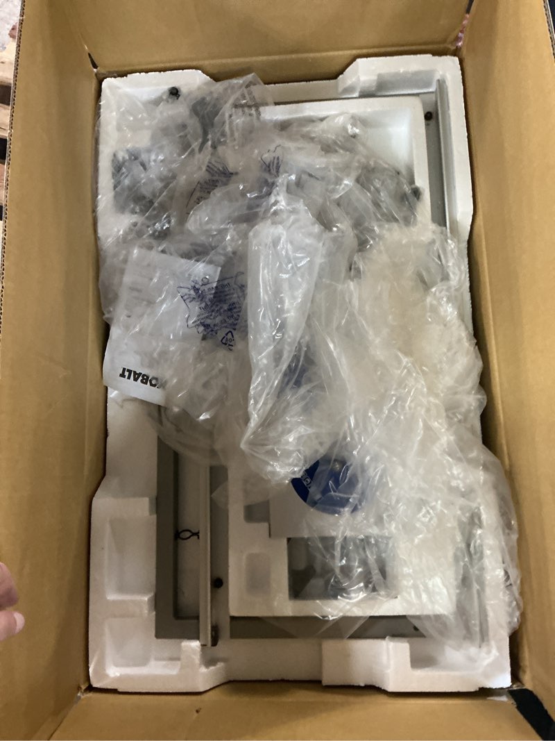 Condition photo showing As Is for kobalt folding head 9-amp 7-in corded sliding table tile saw with stand (charger not included)
