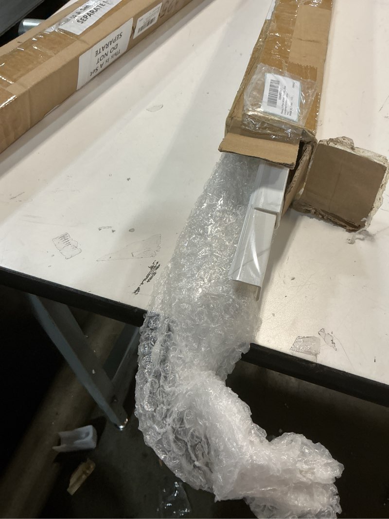 Condition photo showing Good Condition for Ripeng 10 Pack 48 Inch Trim Kit in Carrara Marble, Marble Tile Edge L Shaped Trim Wall Corner Protector Guards Ease to Install for 5mm Fence Wall Tiles Fence Boards Door Countertop Furniture Cabinet 10 48 Inch