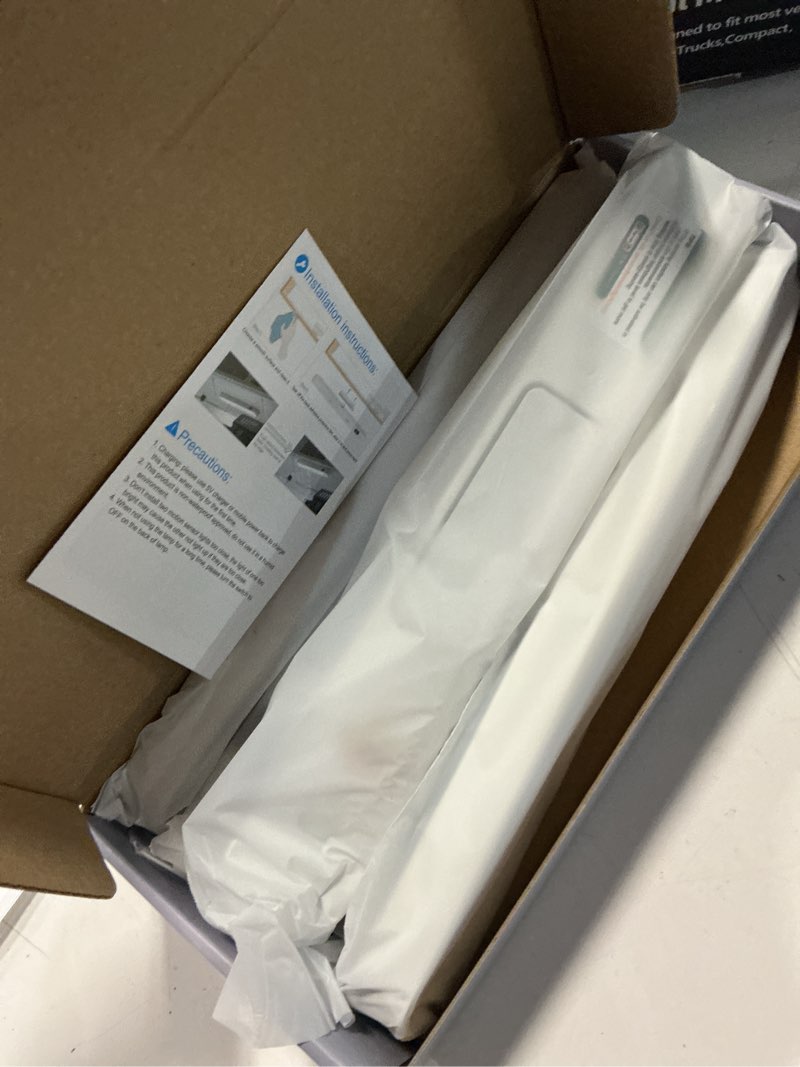 Condition photo showing New/Like New for willed motion sensor light indoor, battery display, 60 led touch light bar, under cabinet lights rechargeable, battery operated closet light wireless, stick on under counter lights for kitchen(4 pack) cool white 6000k 4 pack