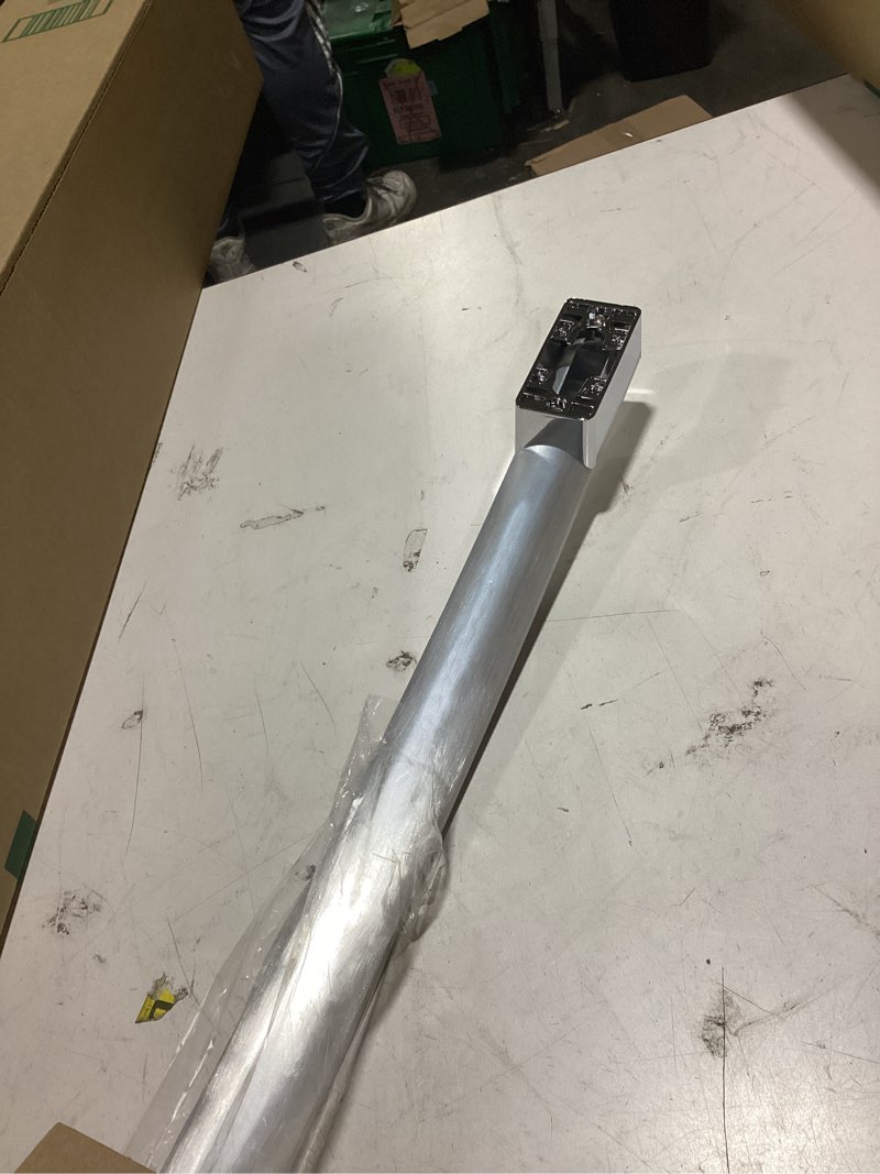 Condition photo showing As Is for wr12x37485 stainless steel freezer door handle - direct replacement for ge refrigerator, replaces pd00074459 4975820 ap7018698 ps16554855 eap16554855.fits gwe19jmlwfes gne25jmkxfes gfe24jmktfes