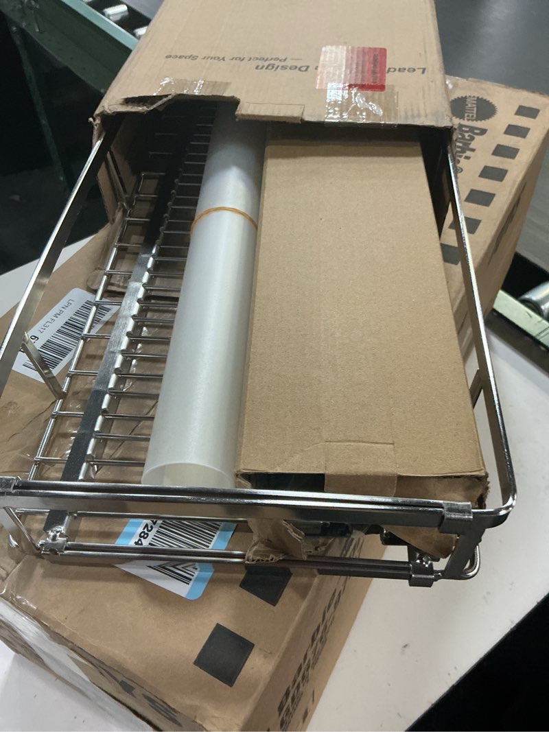 Condition photo showing New/Like New for Expandable Pull Out Drawer Cabinet Organizer, Adjustable Width Bottom-Mounted Slide Out Storage Shelves for Cabinets, Required Cabinet Size (W: 10.16"~16.36", D?22.5"), 1 Pack 1 S - Cabinet Size (W: 10.16"~16.36", D?22.5")