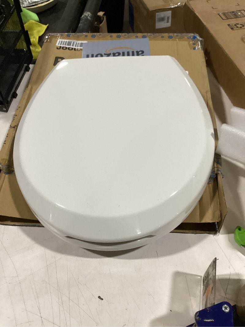 Condition photo showing Good Condition for jool baby quick flip toilet seat with built-in potty & splash guard for toddler training, slow close (round)