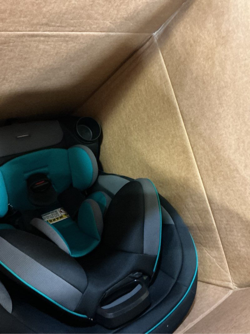 Condition photo showing Good Condition for safety 1st grow and go all-in-one slim convertible car seat, rear facing, 5-40 lbs, forward facing (30–65 lbs), high back booster seat 40-100 pounds, green gables green gables original