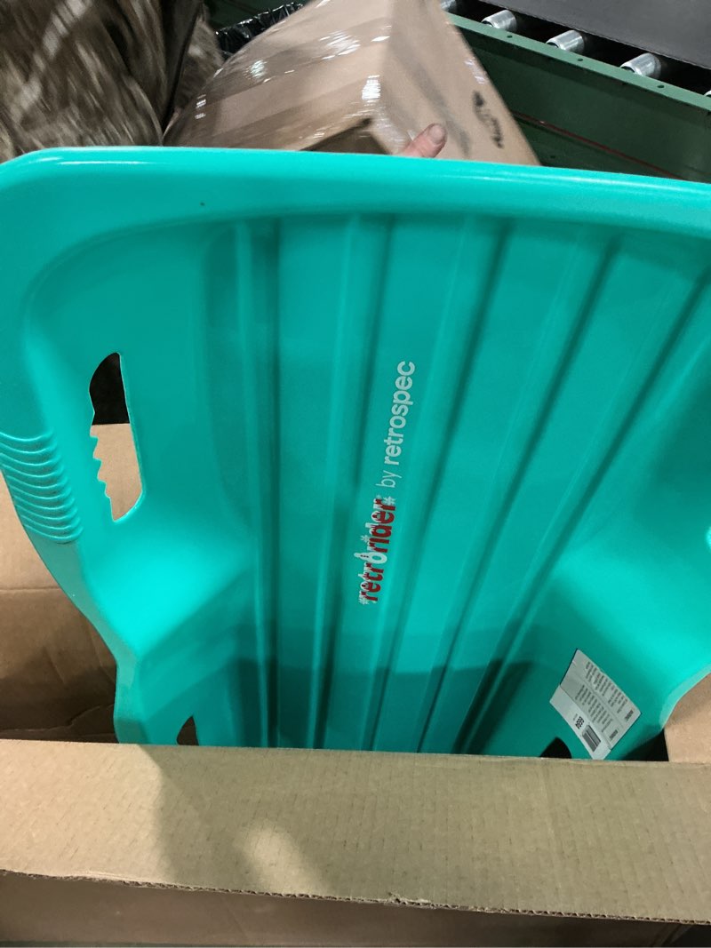 Retrospec Retrorider Plastic Snow Sled – Toboggan Style with Pull Rope, Cold-Resistant Coating, and Hard Bottom for Smooth Downhill Rides – Available in 35" and 48" Sizes for Kids and Adults 2-Pack Brrgundy 35"