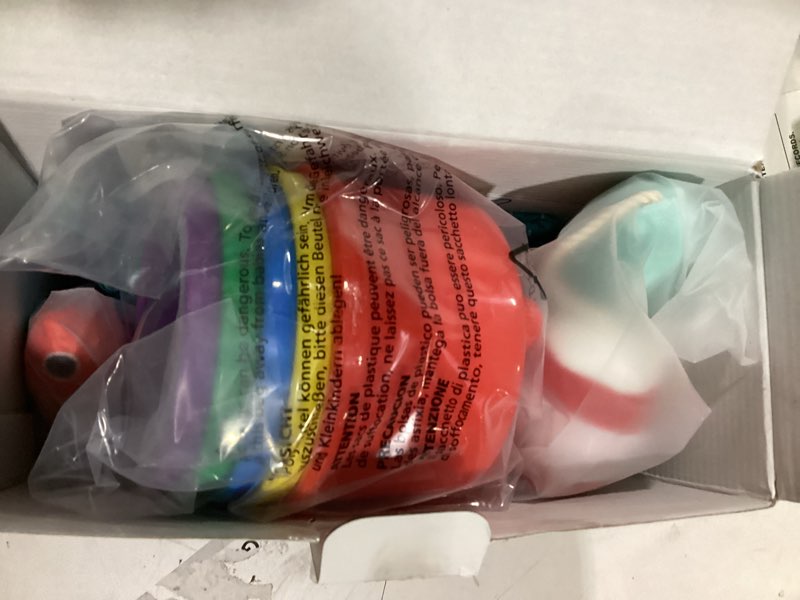 Condition photo showing Good Condition for hahaland montessori toys for 1 year old boy girl birthday gift - 10 in 1 cloth fishing game toddler toys with stacking cups - number counting, color sorting learning