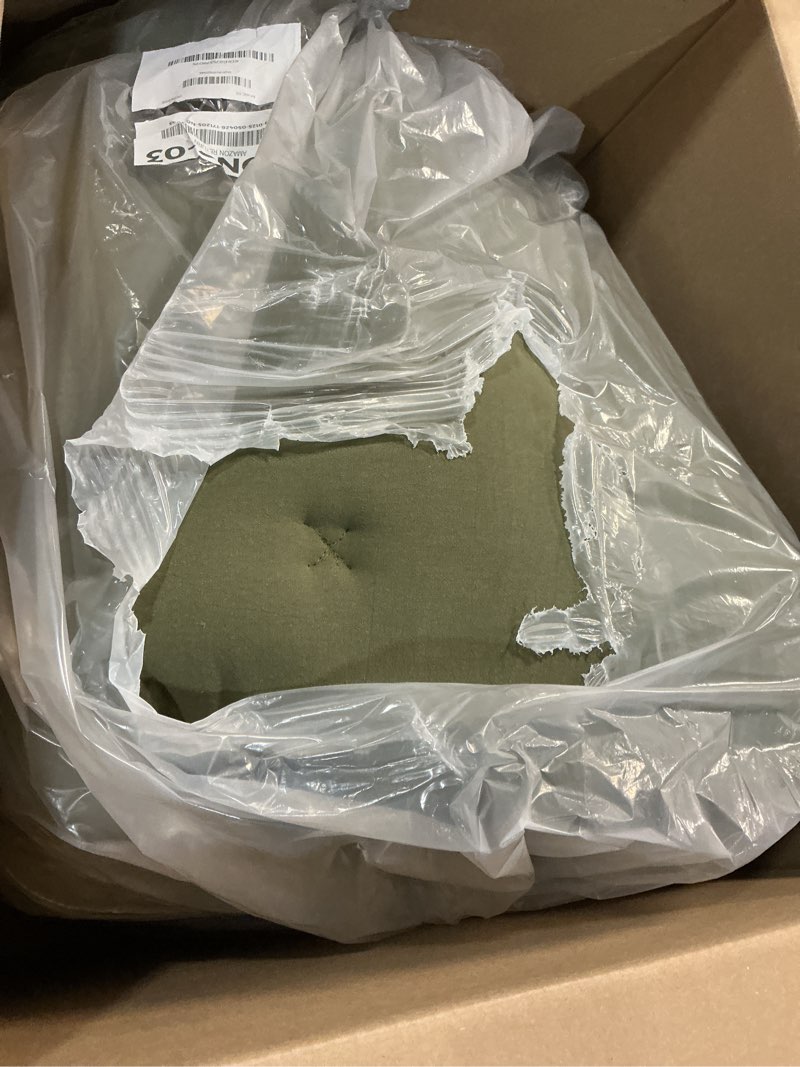 Condition photo showing Good Condition for zonli japanese floor futon mattress twin size 75"x 39", 100% cotton cover 2.5'' thicken tatami mattress, foldable sleeping pad, portable dormitory tatami mat, roll up floor lounger bed for adult sage green twin(75"l x 39"w x 2.5"th)