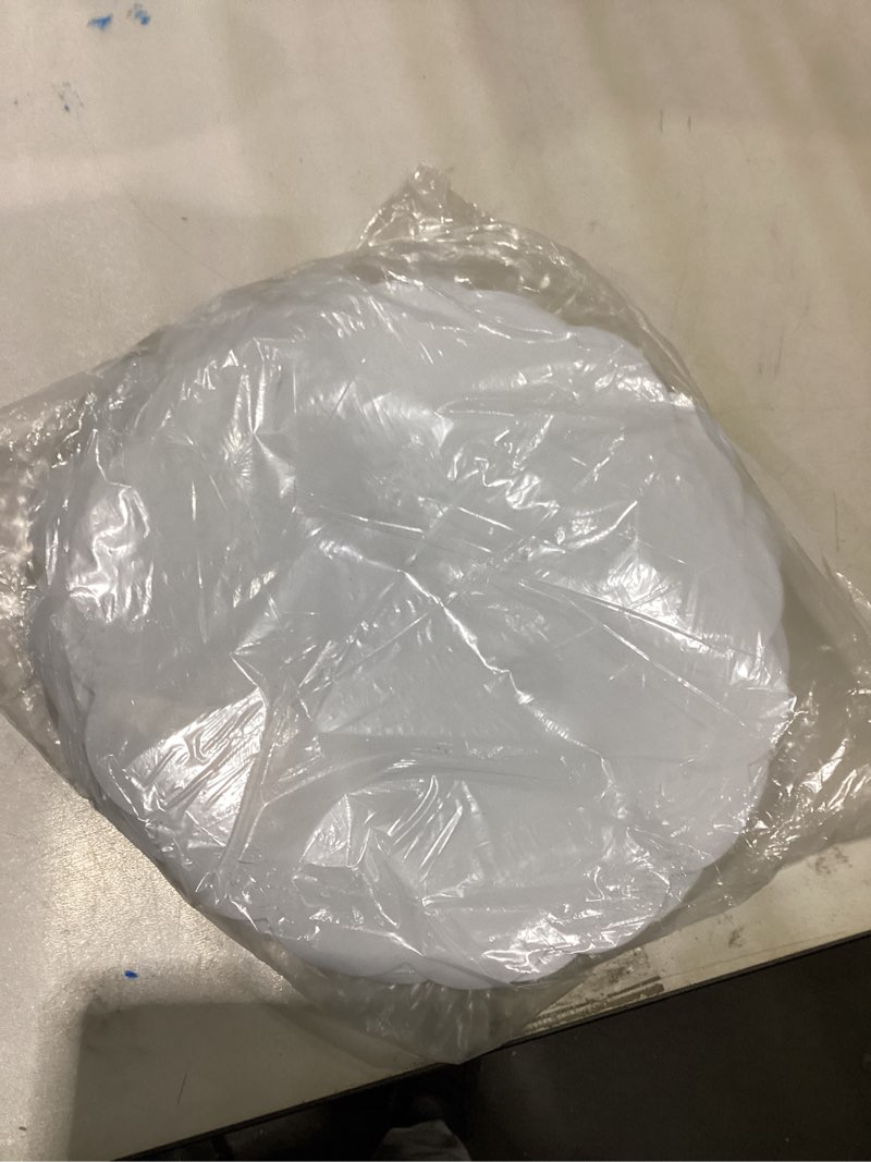 Condition photo showing Good Condition for 120 Pcs Silver Glitter Paper Placemats, 13.5 Inch Scalloped Disposable Placemat Round Sparkle Table 