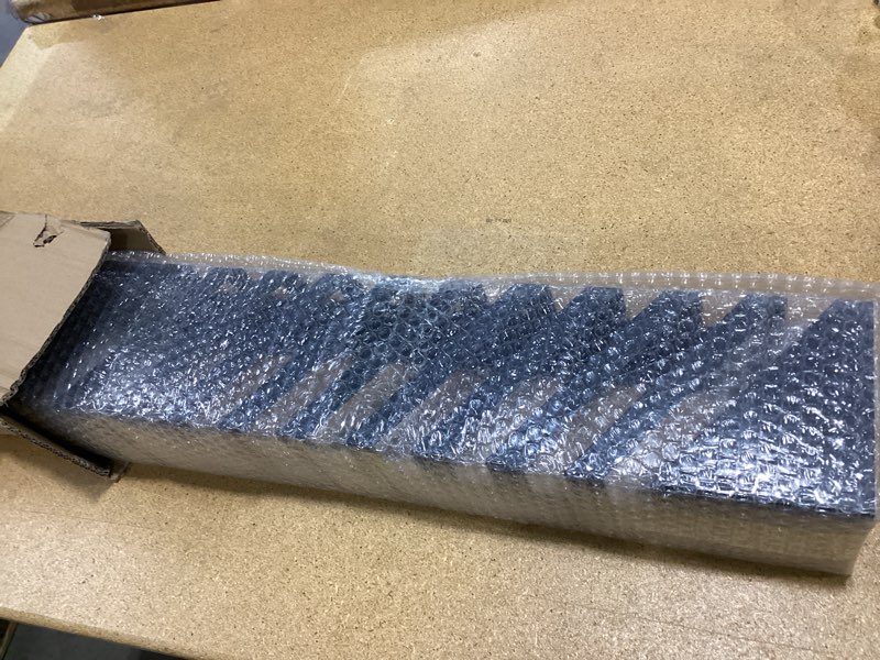 Condition photo showing New/Like New for tile board display rack, 10 slots tile samples display stand for retail, floor tiles sample holder, small tile samples organizer for trade show commercial exhibition display