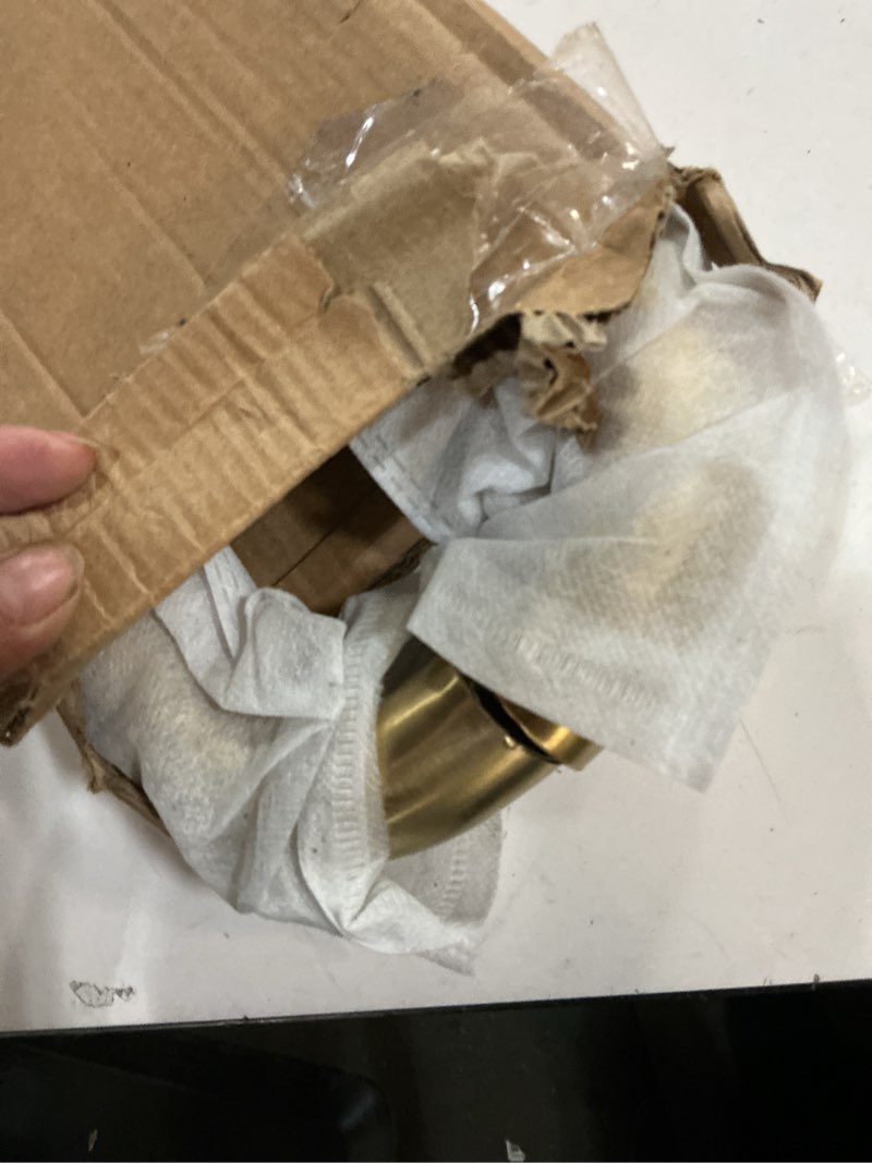 Condition photo showing Good Condition for shower grab bar, 2 pack 24 inch gold bathroom grab bar, 1.25" diameter 304 stainless steel anti-slip grab bars for bathtubs and showers, handicap shower grab bar for seniors elderly