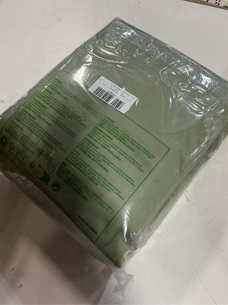 Condition photo showing New/Like New for PONY DANCE Sage Green Velvet 100% Blackout Curtains for Bedroom 84 inches Long, Thermal Insulated Window Drapes for Living Room, Back Tab Hook Belt Luxury Light Blocking Curtain(2 Panels, W52 x L84) 52\"W x 84\"L (Pack of 2) Sage Green