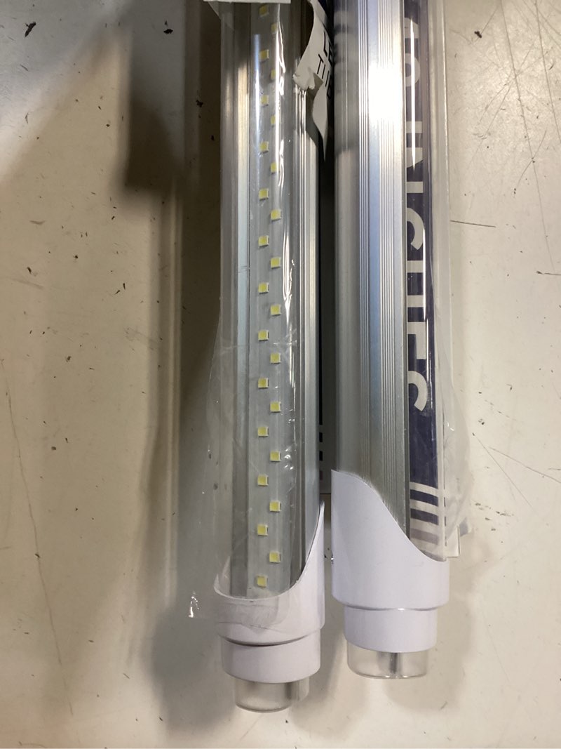 Condition photo showing Good Condition for jesled 4ft led t8 type a+b tube lights, 24w(65w equivalent), 3200lm, 6000k, single or double end powered, plug and play or ballast bypass, 4 foot t10 t12 fluorescent bulbs replacement, clear(4-pack) 4 pack 6000k (bright white)