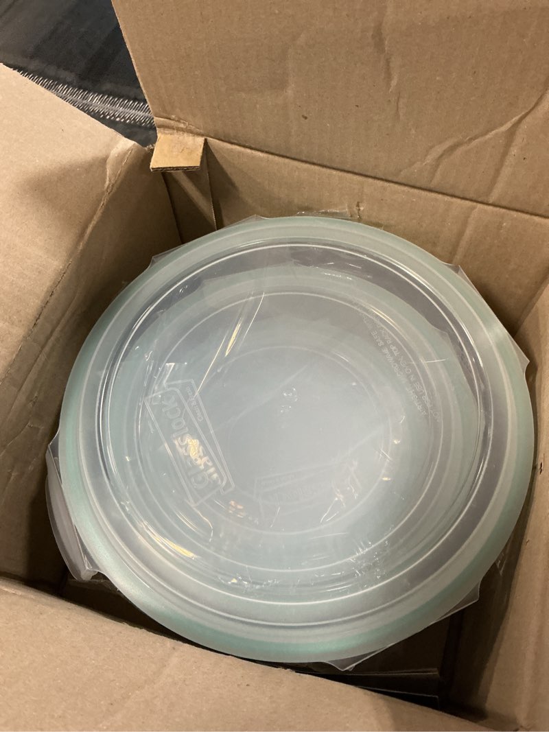 Condition photo showing Good Condition for glasslock mixing bowl with latching lids 8-pieces set – airtight, leakproof, bpa free lids, nesting, meal prep, baking, salad, food storage & serving bowl, microwave, fridge & freezer, dishwasher safe