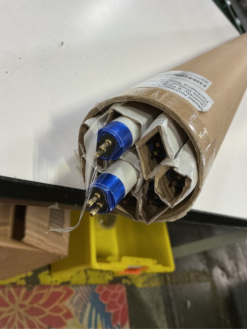 Condition photo showing Good Condition for lightwise lwf54t5ho865 8pack 4 ft 6500k t5 ho fluorescent grow light bulbs (8, 6500k - blue - veg)