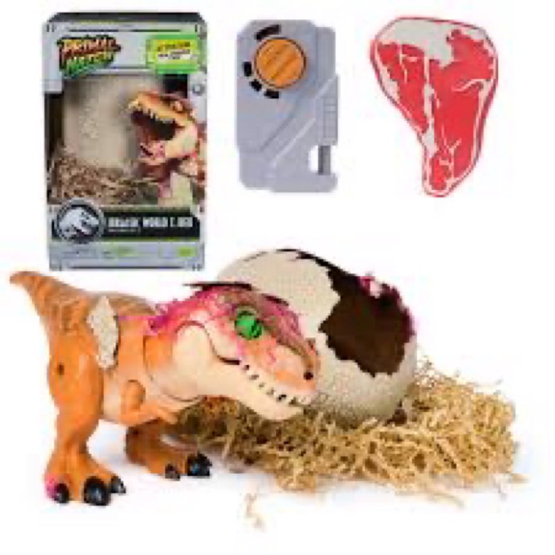(Incomplete)Jurassic World Primal Hatch T-Rex, Interactive Dinosaur Toy for Kids Ages 5 and up