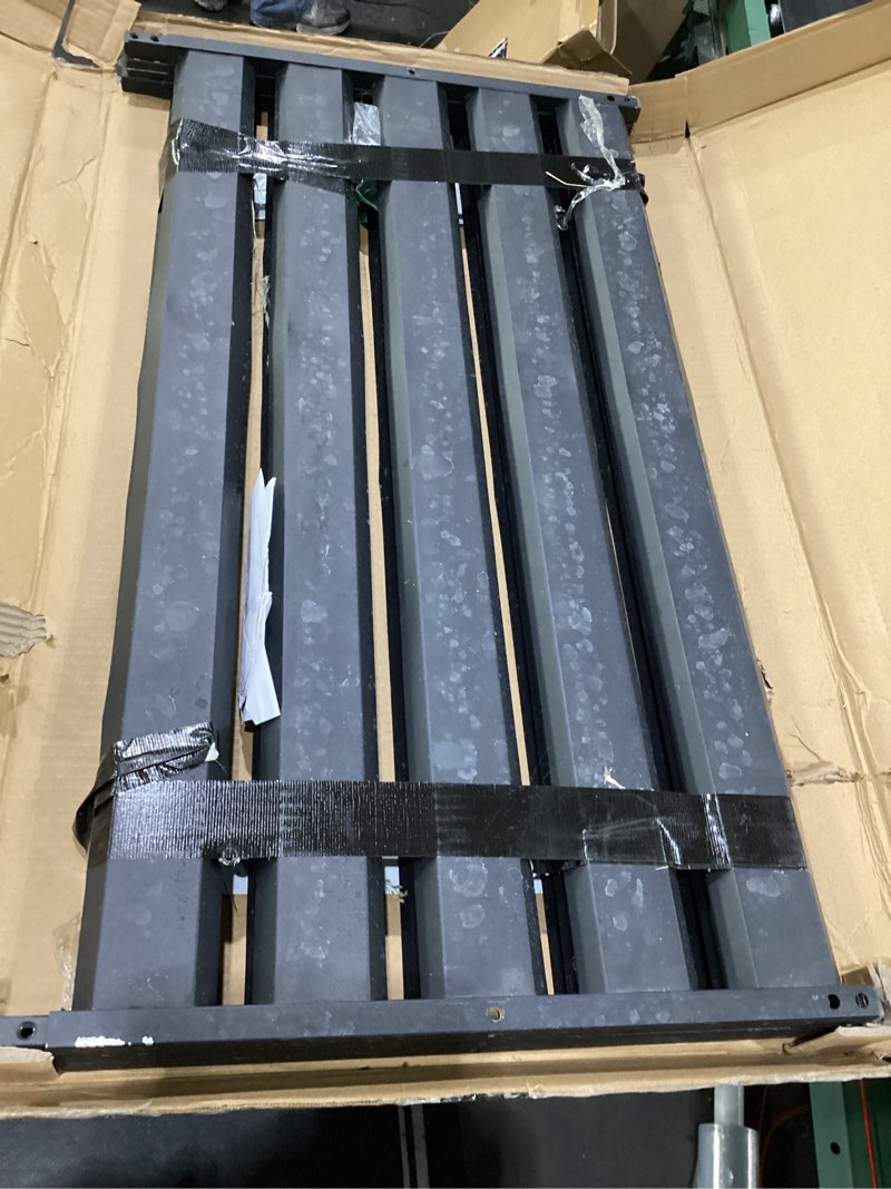 Condition photo showing Good Condition for 72" h x 38" w (1-panels) air conditioner fence screen trash can privacy fence panels, suitable for pools and yards, no digging required?black privacy panel 38"w x 72"h (1 panel)