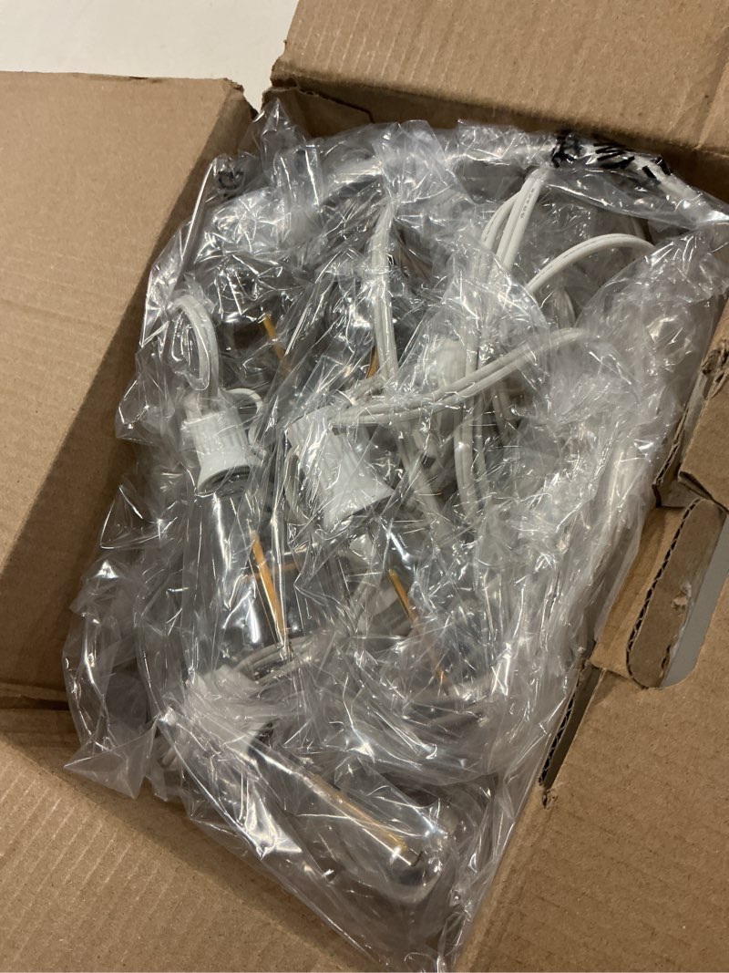 Condition photo showing Good Condition for brightever outdoor string light 25 ft, st38 patio lights with 13 edison bulbs, waterproof connectable hanging lights for backyard porch balcony party christmas decor, e12 socket base, white white wire 25ft-warm white