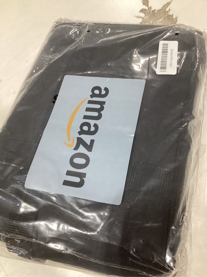 Condition photo showing New/Like New for jungyoon heavy-duty insulated grocery bags & insulated bag – collapsible cooler bag with zippered top 20''x10''x13'' 1 pack-black-42l