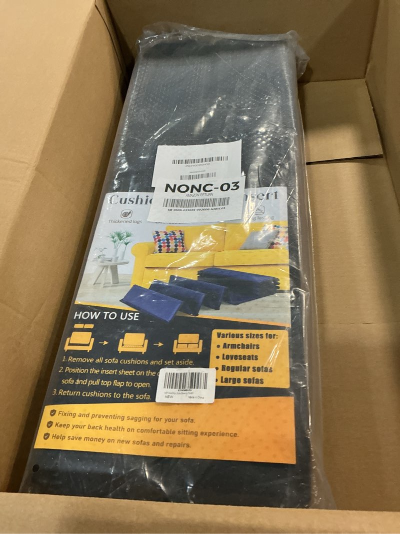 Condition photo showing Good Condition for heavy duty couch cushion support for sagging seat 25''x90'', thicken solid wood sofa under cushions boards,perfectly fix and protect overize sofa, extend couch life 90" x 25" - oversized sofa