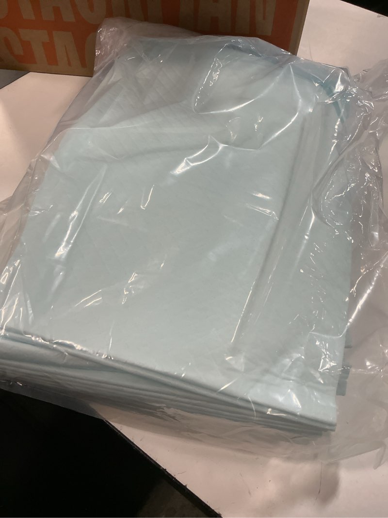 Condition photo showing Good Condition for Puppy Pads XL 28x34 [100-COUNT] Dog Pads Extra Large 28" x 34" Leak-Proof Dog Pee Pads - Quick-Dry Puppy Pee Pads Pet Potty Training - Heavy Duty Super Absorbent Wee Wee Pads for Dogs Bulk -100 Pack